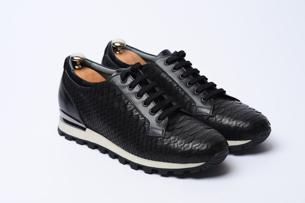 Python leather shoes